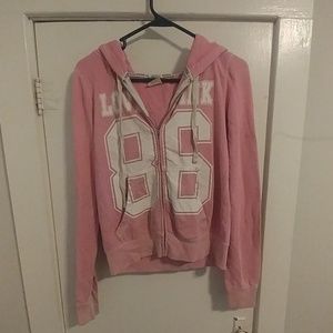 Love pink hoodie